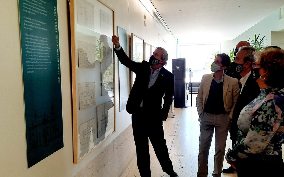 La Universidad San Jorge inaugura una exposición con los dibujos originales del reconocido arquitecto Félix Navarro