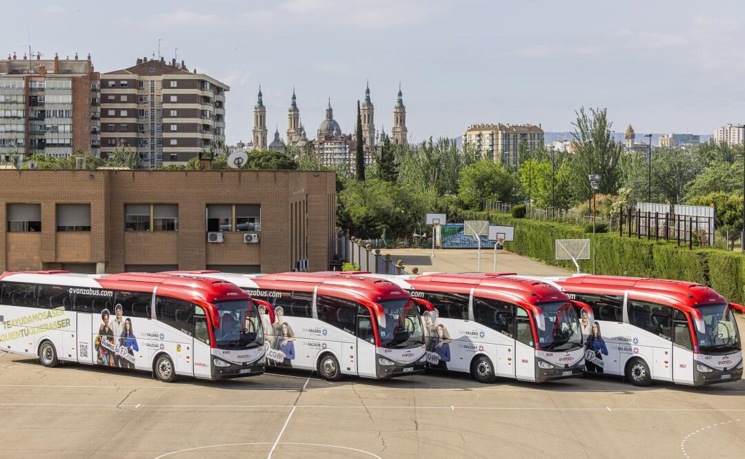 Los autobuses de Avanza se visten con la campaña “Vivimos la FP” de Grupo San Valero