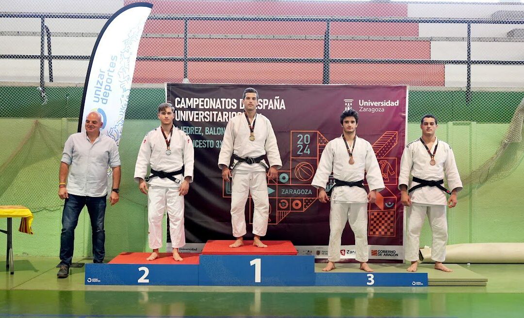 La Universidad San Jorge consigue una medalla de oro y una de plata en los Campeonatos de España Universitarios de Judo