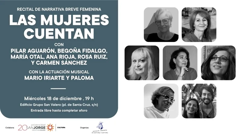 Recital de narrativa breve femenina 'Las mujeres cuentan'