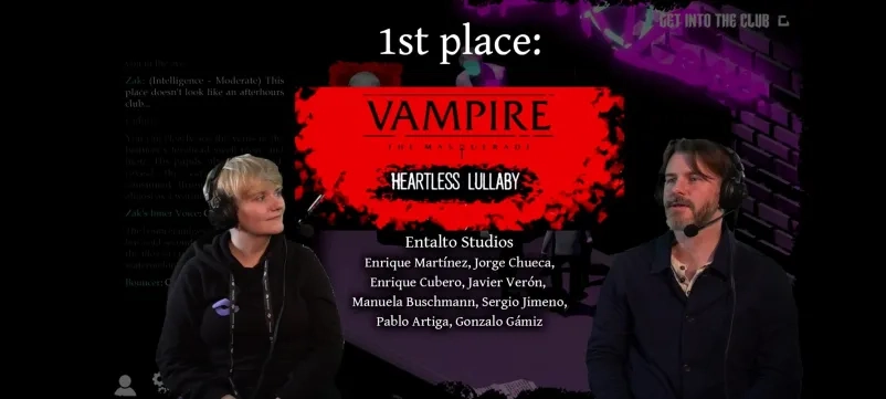 Entalto Studios gana la Vampire Jam y su propuesta de videojuego será publicada como producto oficial de Mundo de Tinieblas