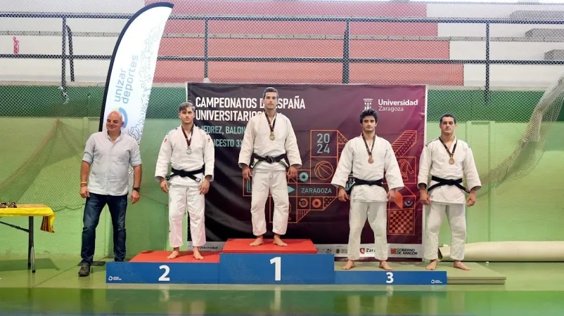 La Universidad San Jorge consigue una medalla de oro y una de plata en los Campeonatos de España Universitarios de Judo