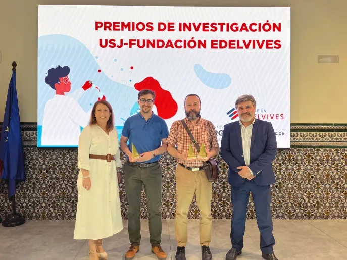 La tercera edición de los Premios de Investigación USJ y Fundación Edelvives reconocen la excelencia y la trayectoria profesional de los investigadores de la Universidad San Jorge